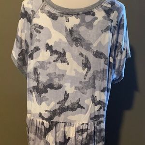 Kenzie Gray Camo Top